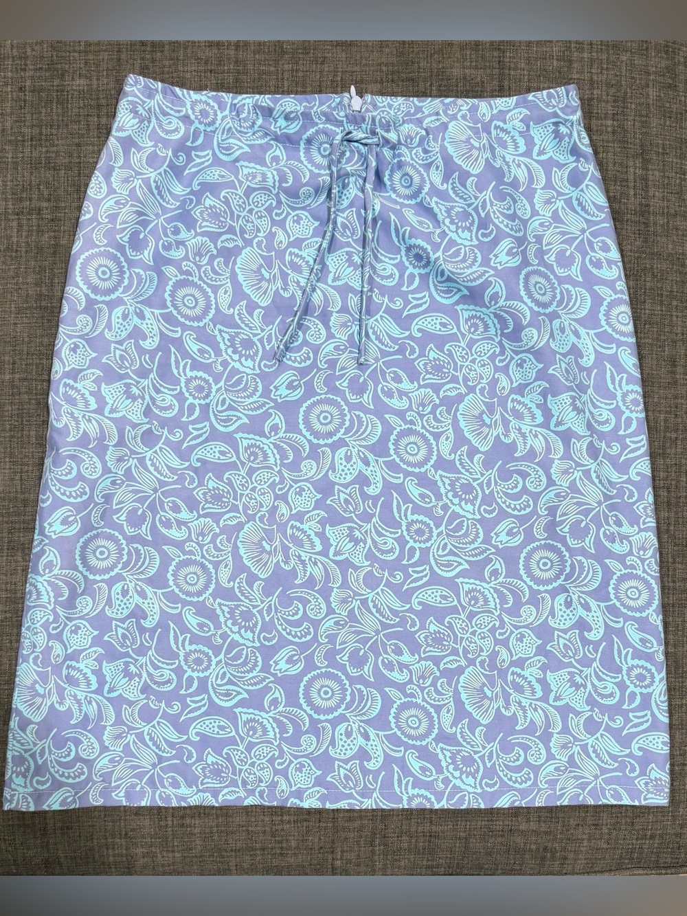 Vintage 90โs Esprit Light Blue Floral Mini Skirt